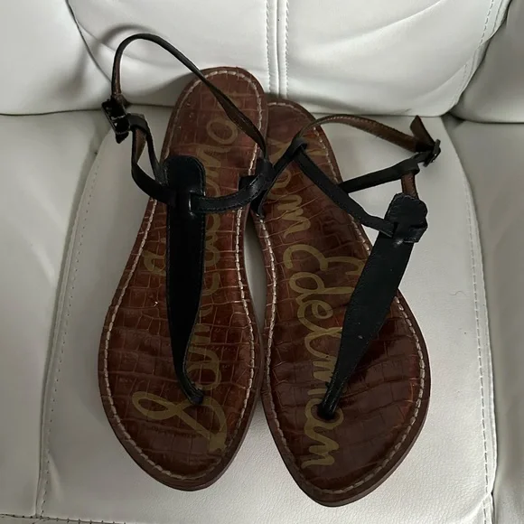 Sam Edelman “Gigi” Black Leather - Size 8 - Picture 2 of 5